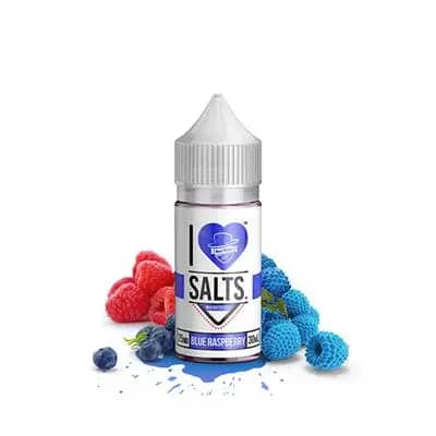 I LOVE SALT Blue Raspberry Vape: Savor the unique and authentic taste of this bold and irresistible berry e-juice