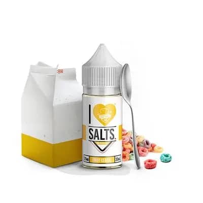 I LOVE SALT Fruit Cereal E-Liquid: Experience the nostalgia of a bowl of fruity cereal in every delightful vape