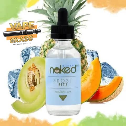 Naked Frost Bite Vape: Savor the unique and authentic taste of this frosty tropical fruit-infused e-juice