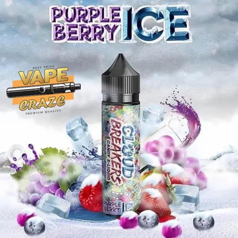 Purple Berry Ice – Cloud Breakers: A frosty burst of fruity delight in every hit