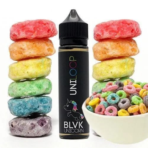 Cereal Delight: BLVK UNI Loop in a convenient 60ml size for a satisfying vape