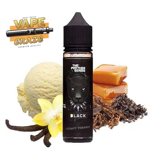 Black Panther 60 ML By Dr Vapes: A dark and mysterious e-liquid flavor for your vaping pleasure.