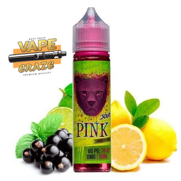 Pink Sour 60ML By Dr Vapes: A burst of sour excitement in your vape