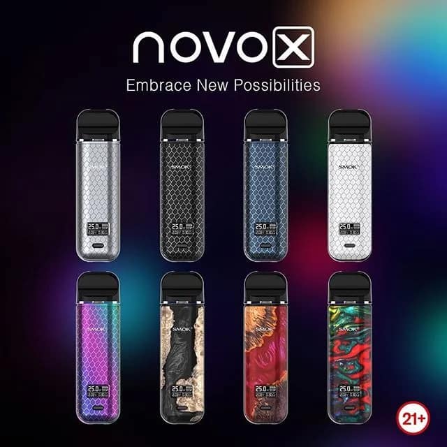 "SMOK NOVO X Kit: Adjustable wattage for a personalized vaping experience"