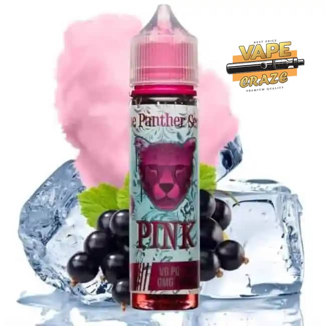 Pink Panther Ice 60ML By Dr Vapes: A chilly twist on the enigmatic Pink Panther flavor.