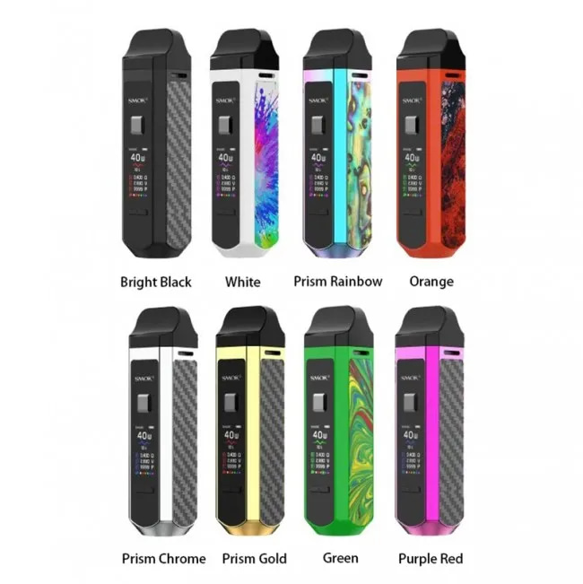 "Smok RPM40 Pod Kit: Ideal for both direct-lung and mouth-to-lung vaping"