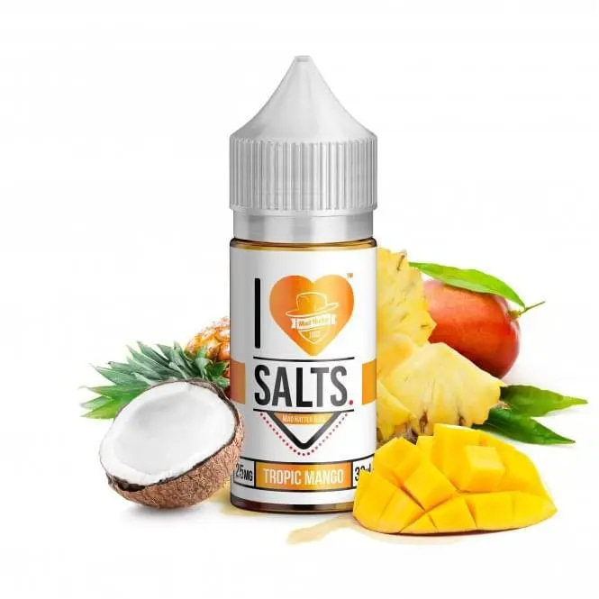 I LOVE SALT Tropic Mango: Experience the pure essence of tropical mangoes in I LOVE SALT Tropic Mango e-juice