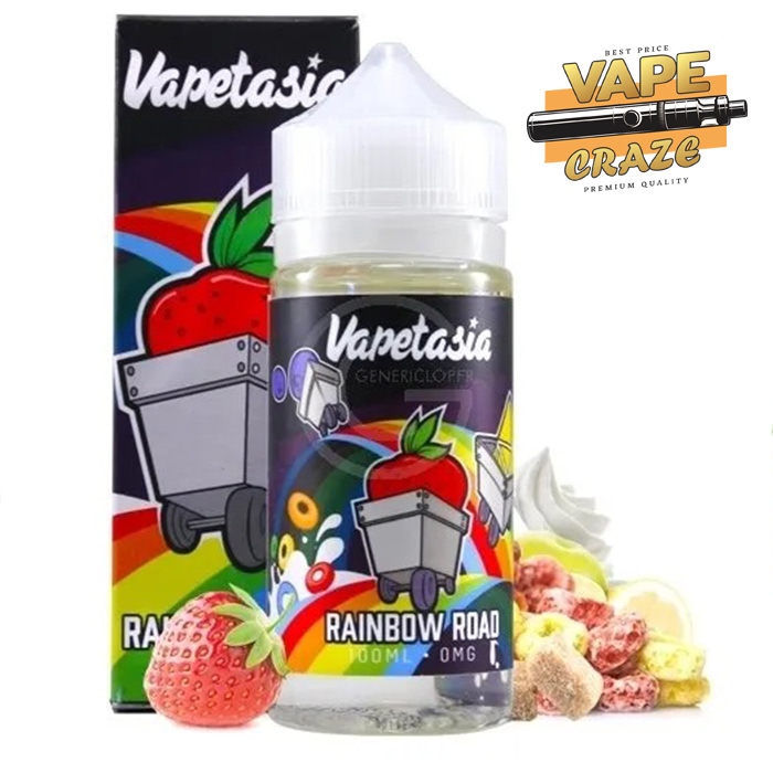 Fruit-Flavored E-Liquid: A vape juice that captures the essence of a fruity rainbow"