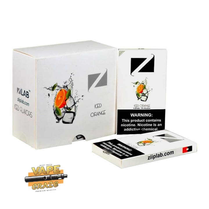 ZIIP POD ICED MANGO: A burst of tropical refreshment with an icy kick in every puff