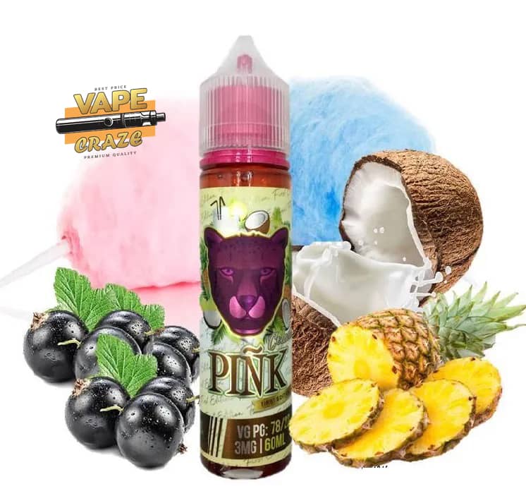 Pink Colada 60ML By Dr Vapes: A burst of tropical vacation vibes in your vape