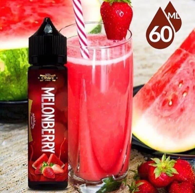 CRAVE Melonberry: A perfect balance of melon and berry goodness for a satisfying vaping experience