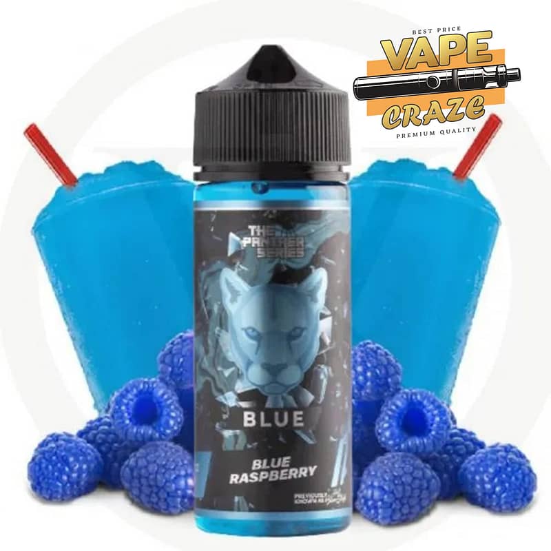 Fresh and Cool Delight: Vapetasia's Blue Panther in a convenient 120ml size for a refreshing vape"