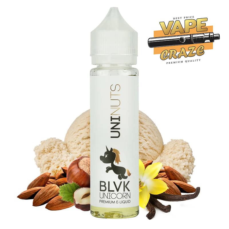 BLVK UNI Nuts E-Liquid: A rich and savory blend of nutty goodness in every vape