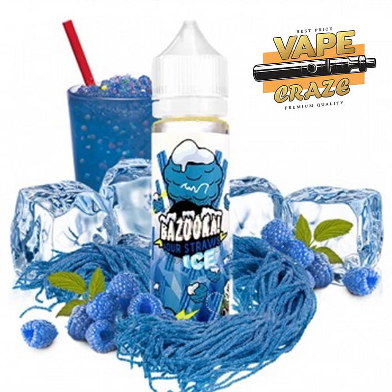 Cooling Blueberry Delight: Bazooka Blueberry Ice in a convenient 120ml size for a refreshing vape