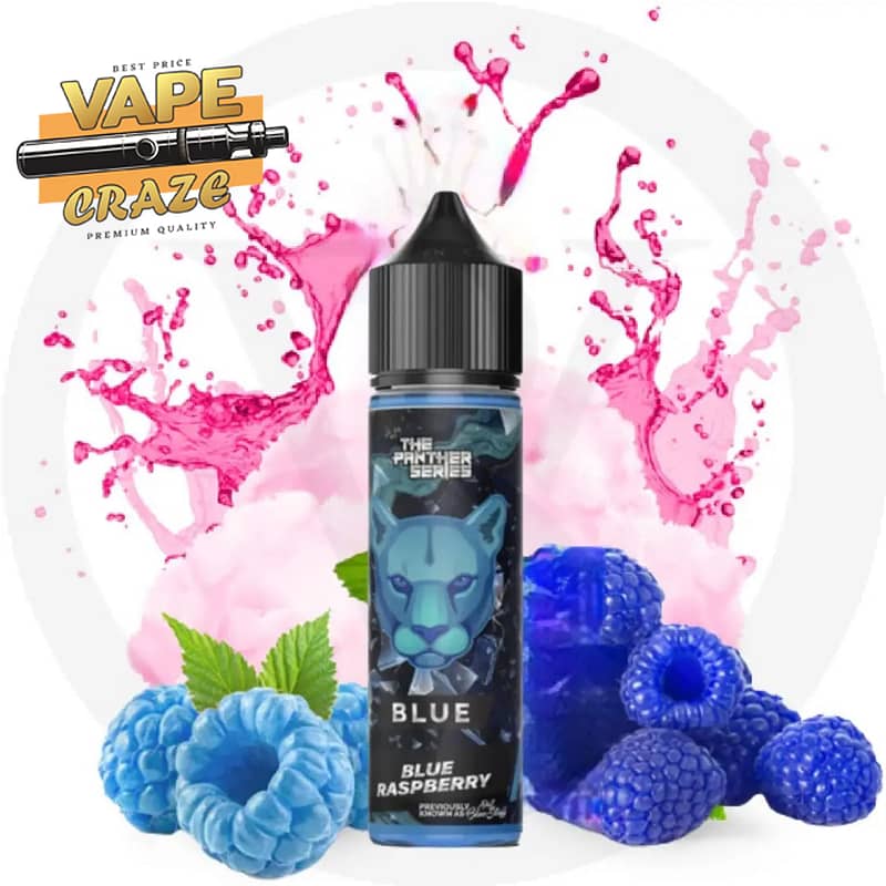 Blue Panther 60ML By Dr Vapes: A vibrant and exhilarating e-liquid flavor for your vaping pleasure.