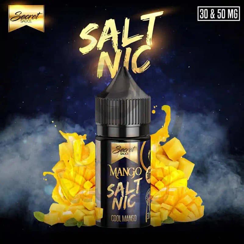 Mango SaltNic E-Liquid: Immerse yourself in the tropical and succulent flavor of ripe mangoes with every vape