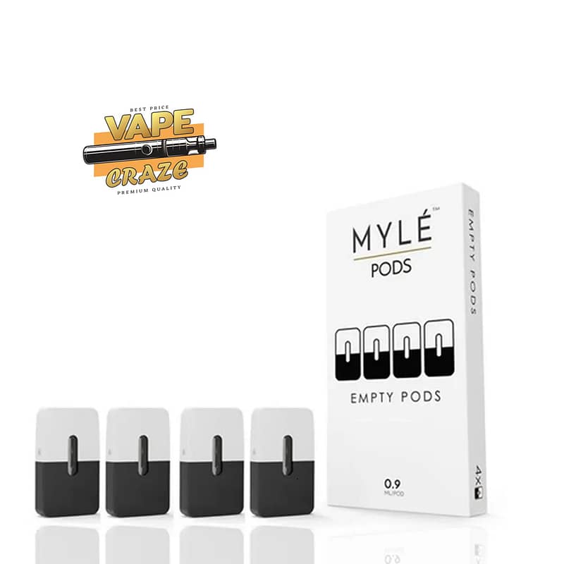 MYLE Empty Pods: Replacement pods designed for the MYLE vaping system