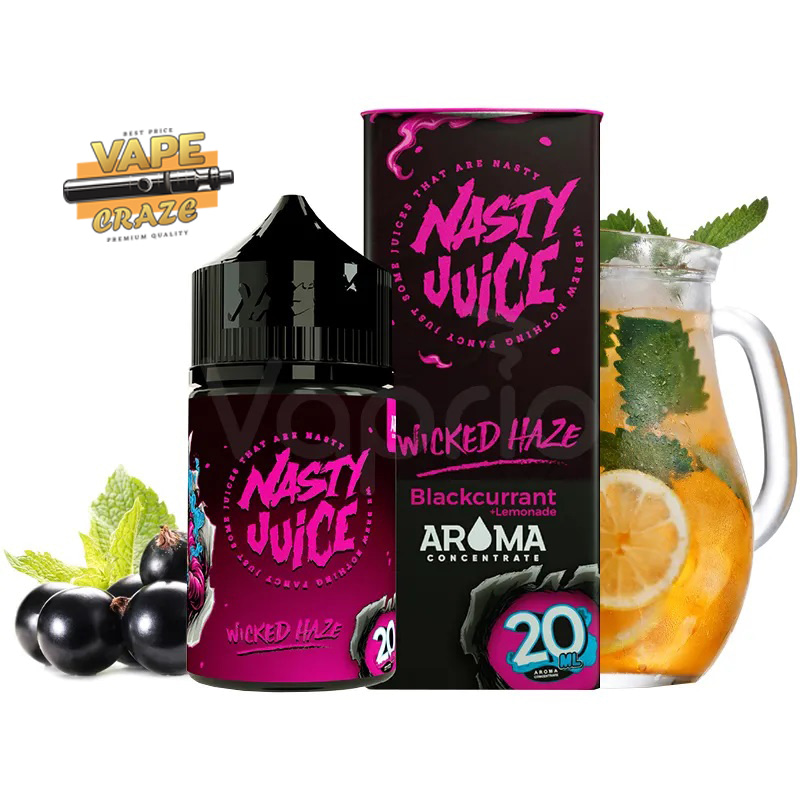 NASTY Wicked Haze 60ML: A tantalizing blend of blackcurrant and lemonade