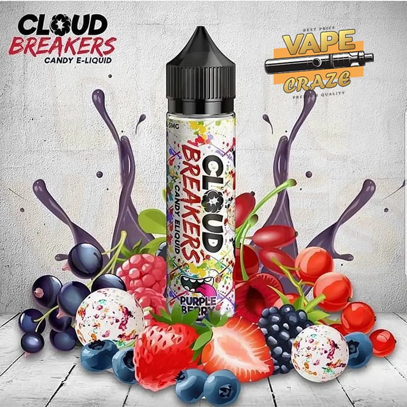 Purple Berry – Cloud Breakers: A burst of mixed berry flavor in e-liquid form