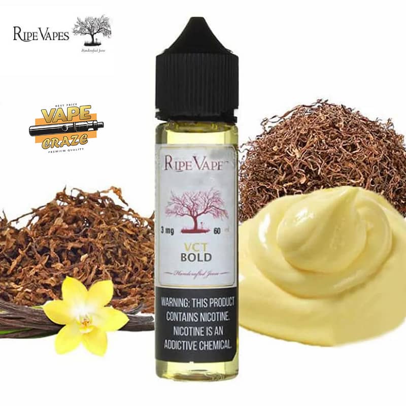 VCT BOLD by Ripe Vapes 60ML: A burst of intense indulgence and sophistication in your vape